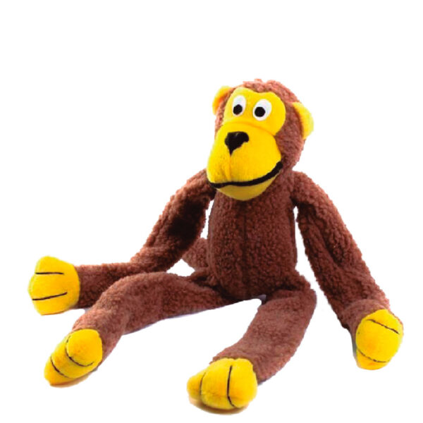 Brinquedo de Pelúcia Macaco com Pernas Longas para Cães