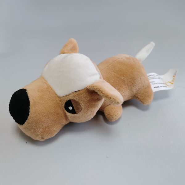 BRINQ PEL CACHORRO BEGE  20x10x6,5/GR34