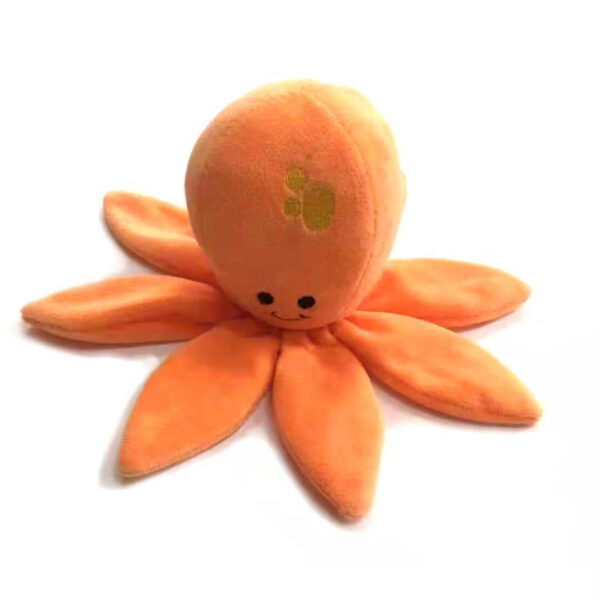 Brinquedo de Pelúcia Polvo Laranja para Cães