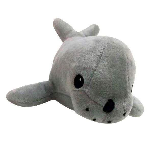 Brinquedo de Pelúcia Foca Cinza para Cães
