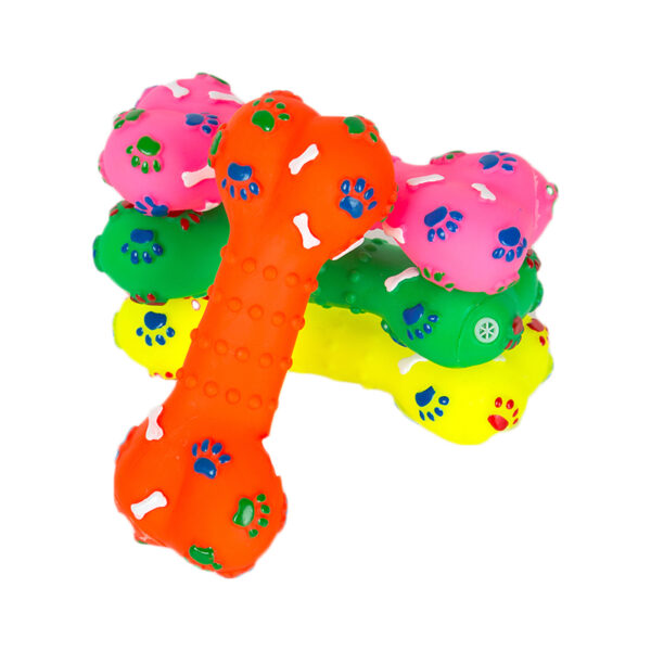 Brinquedo de Vinil Osso com Patinhas